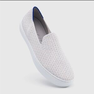 Rothy’s The Sneaker Salt Honeycomb Slip On Sneaker Loafer 7.5